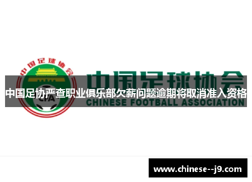 中国足协严查职业俱乐部欠薪问题逾期将取消准入资格